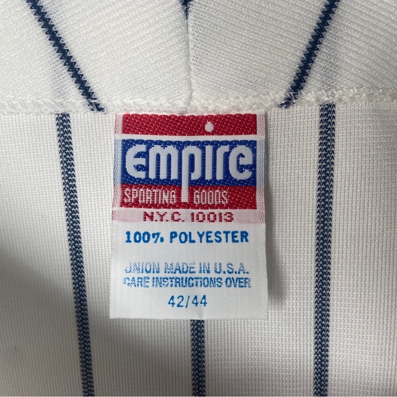 VTG Empire Baseball Shirt Mens 42/44 Black White Red Homeruns for Humanity 1998 - Picture 8 of 16